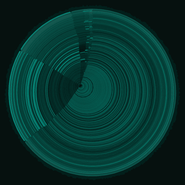 chalk/chalk as a tree-trunk cross-section