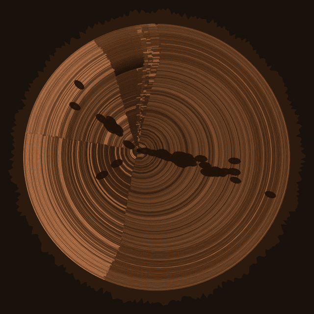 neovim/neovim as a tree-trunk cross-section